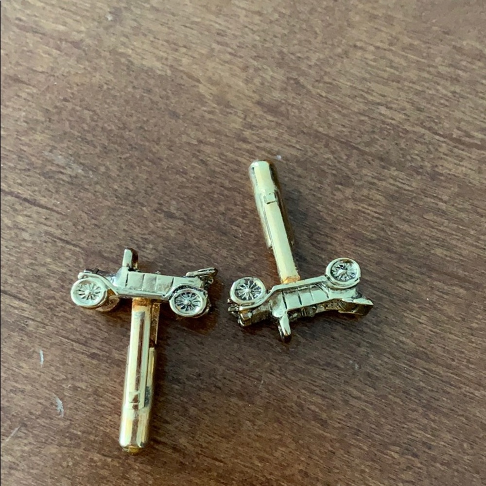 Vintage car cuff links